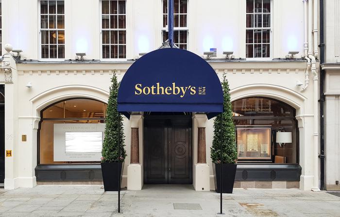 RIB® Bull-Nose Entrance Canopy for Sotheby's at New Bond Street